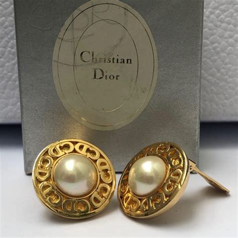 ebay dior vintage earrings